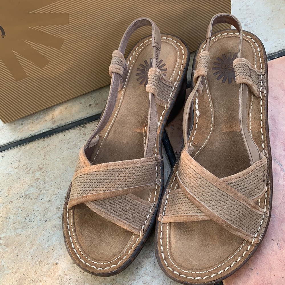 UGG W Mayley 3146 Open Toe Wedge Sandals